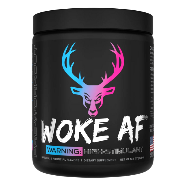 Bucked Up Woke AF - High Stim Pre-Workout - Miami (Strawberry/Mango/ Pineapple (30 Servings)