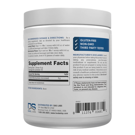 Bucked Up Creatine Monohydrate - Unflavoured