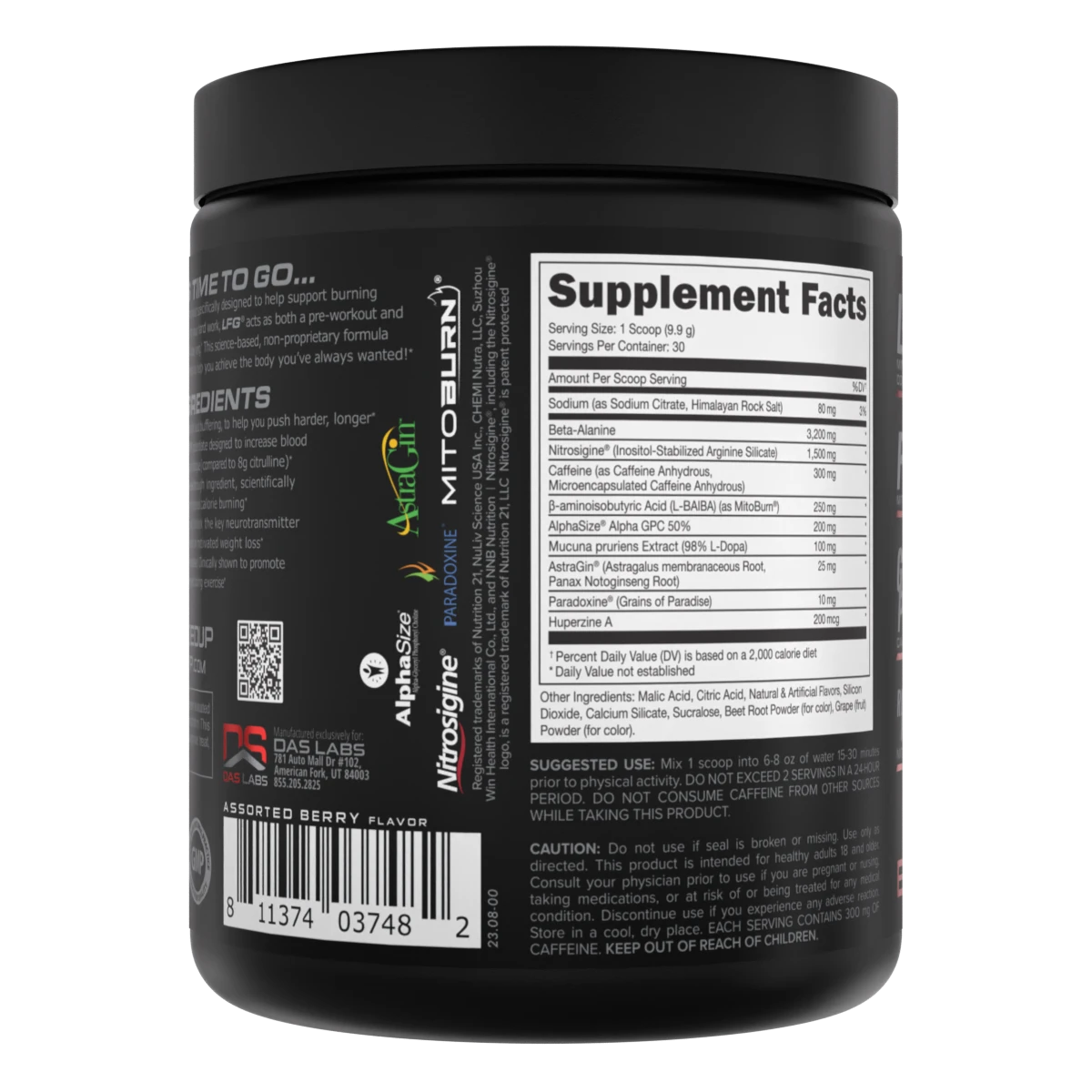 Bucked Up LFG Thermo Pre-Workout - Koala Freak - Aussie Fruit (Peach/Mango)