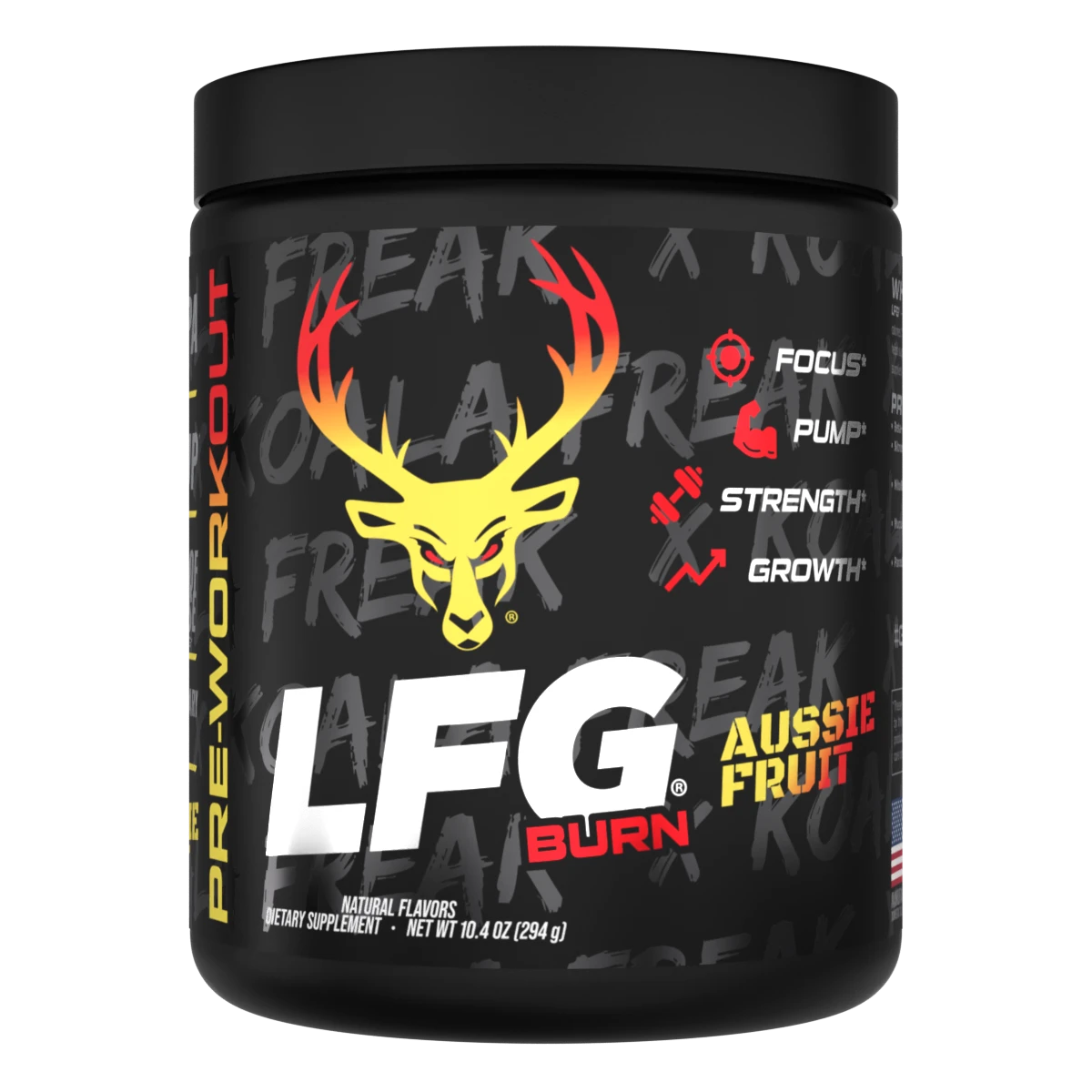 Bucked Up LFG Thermo Pre-Workout - Koala Freak - Aussie Fruit (Peach/Mango)