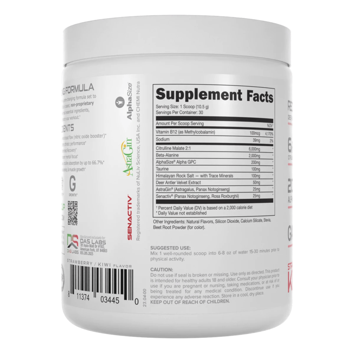 Bucked Up Stim Free Pre Workout - Orange Mango