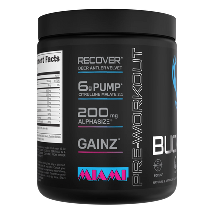 Bucked Up Pre-Workout - Miami (Stawberry/Mango/Pineapple) (30 Servings)