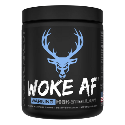 Bucked Up Woke AF - High Stim Pre-Workout - Blue Raz Lemonade (30 Servings)