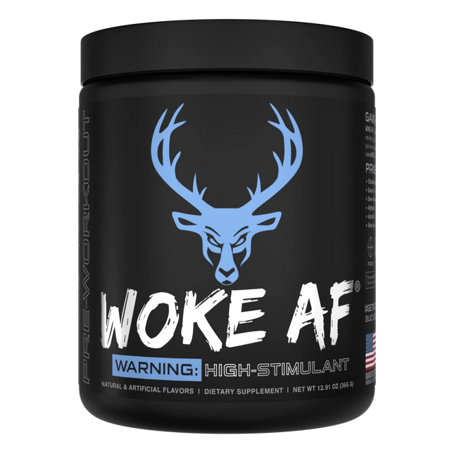 Bucked Up Woke AF - High Stim Pre-Workout - Blue Raz Lemonade (30 Servings)
