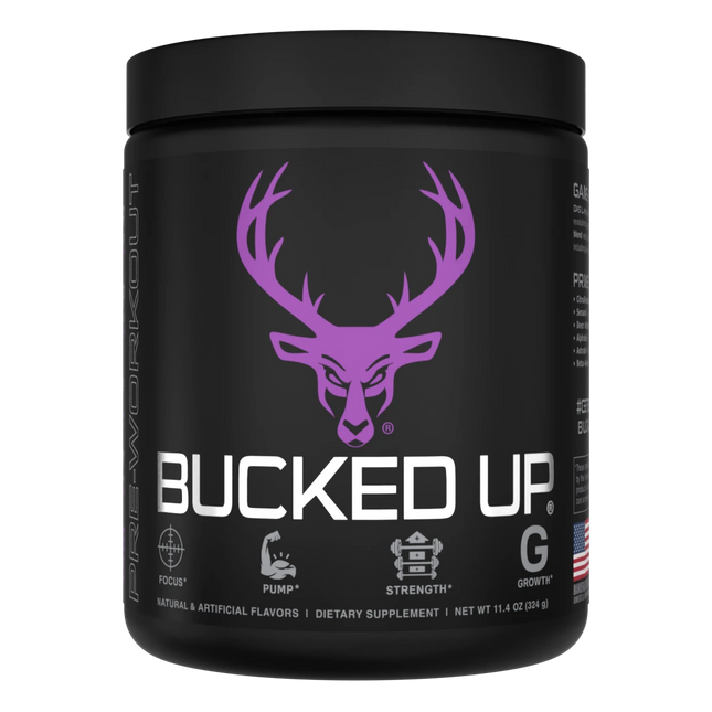 Bucked Up Pre-Workout - Grape Gainz (30 Servings)