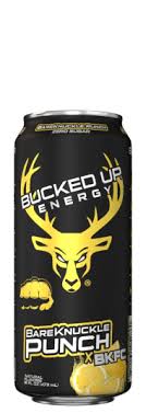 Bucked Up Energy Drink - BKFC Lemonade (Zero Sugar) (1 Case / 12 Cans) 355ml cans